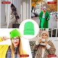 thumbnail image 2 of Gorro de punto Minnieouse Beanie Hat Ajustable Skullcap de invierno Verde AP010147-18, 2 of 5