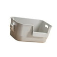 thumbnail image 2 of perfeclan Cat Litter Toilet Easy to Clean Portable Anti Splashing Low Entry Cat Toilet Sand Box for Small and Large Cats gray, 2 of 9