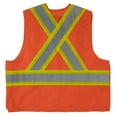 thumbnail image 2 of Work King Hi Vis Orange Saefty Vest, 2XL/3XL, 2 of 3