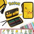 thumbnail image 4 of Trousse à Crayons Pokemon Pikachu pour Garçons avec Ensemble de 23 Pcs, 4 of 7
