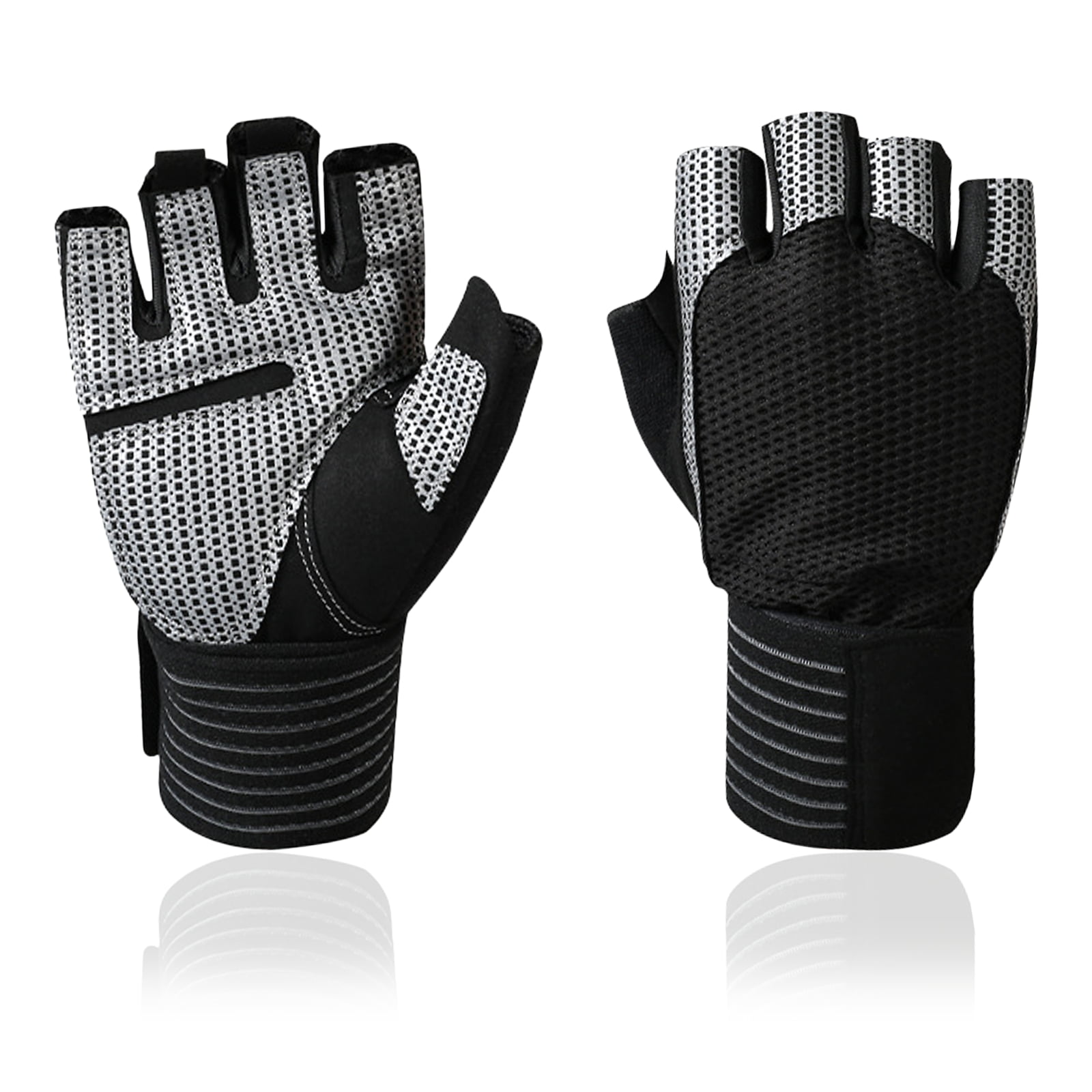Details about   Motor Racing Silicone Half Fingers Gloves Bicycle Cycling Motorbike Riding Mitts 