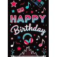thumbnail image 4 of Music Themed Colorful Happy Birthday Banner Background Party Supplies Backdrop Decors for Birthday Parties Photography Props Celebrations, 4 of 7