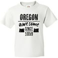 thumbnail image 3 of Inktastic Oregon Awesome Since 1859 Youth T-Shirt, 3 of 5