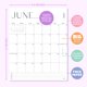 thumbnail image 3 of Calendario magnético para refrigerador Sweetzer & Orange 24 x 30,5 cm, 3 of 9