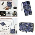 thumbnail image 4 of ZUXONGSY Skull Rose Print PU Leather Crossbody Bag & Wallet Set for Women, Multi-Pocket Satchel with Adjustable Strap for Travel, Shopping & Work, 4 of 5