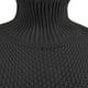 thumbnail image 4 of Gibobby Suéteres mujer, Suéter Ligero y Liso de Cuello Alto Camiseta para Mujer(Negro,XG), 4 of 4