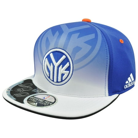 Flex Fit Pinstripe Hat - NBA New York Knicks NY 2 In 1 Visor Flex Fit Draft TY30Z S/M Hat Cap