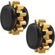 thumbnail image 1 of Copper Gears Linkage Fidget Spinner Toys for Adults, Mini Small Metal Spinners Silent Premium Bearing (1 Gear, Black-Brass), 1 of 4