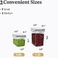 thumbnail image 2 of Airtight Food Storage Containers with Lids, Plastic Kitchen and Pantry Storage Jars for Cereals, Dry Food, Flour and Sugar, BPA Free, 2 of 6