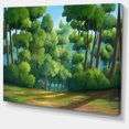 thumbnail image 2 of Green Jungle with Dense Trees - Oversized Landscape Wall Art Print, 2 of 3