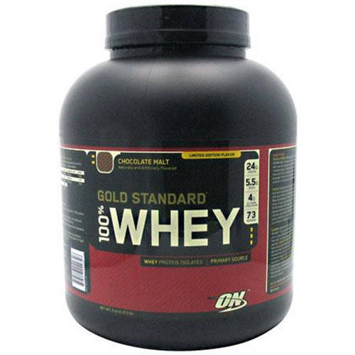 Optimum Nutrition 100 Whey, Chocolate Malt, 5 LB