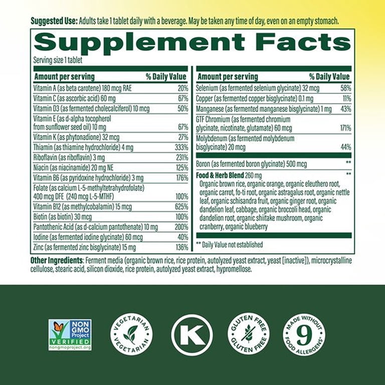 MegaFood Men's One Daily Multivitamin, 30 Count photo 3