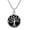 Black, variant on Striving Tree Of Life Inlaid Black Onyx Sterling Silver Pendant Necklace