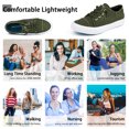 thumbnail image 2 of JENN ARDOR Women’s Slip on Shoes Canvas Comfortable Sneakers Walking Flat Lady Shoes Loafers for Walking, Running, Climbing, 2 of 7