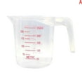 thumbnail image 5 of 3 Size Clear Plastic Liquid Measuring Scale Cup Jug Gift Pour U9P8 For Lab U6G8, 5 of 9