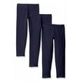 thumbnail image 1 of Hanes Girls Jersey Legging 3-Pack, L, Navy, 1 of 10
