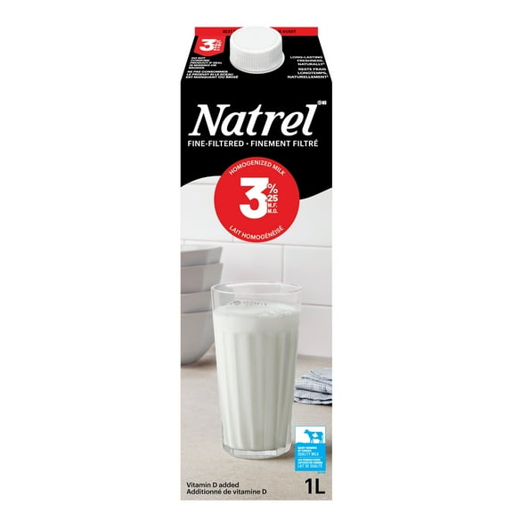 Lait finement filtré 3,25 % Natrel 1L