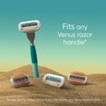thumbnail image 5 of Gillette Venus Miami Sunrise Deluxe Smooth Sensitive Women's Razor Blade Refills, 6 Count, 5 of 7
