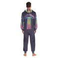 thumbnail image 4 of FORMRS Onesies Pajama for Adults Unisex Hoodie Winter Jumpsuit One Piece Sleepwear, Sizes S-2XL, Purple UFO, 4 of 7