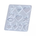 thumbnail image 1 of 6x Pendientes De Resina Epoxi Con Forma De Colgante De Silicona Para Mujeres Y Niñas, Para Hacer Tú Mismo Llaveros, 1 of 8