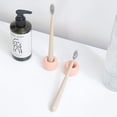 thumbnail image 3 of Mini Ceramics Handmade Couple Toothbrush Holder Stand for Bathroom Vanity Countertops, Pack of 2, 3 of 6