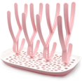 thumbnail image 1 of Escurreplatos para biberones, biberones, cepillo, escurreplatos, soporte, escurreplatos, escurreplatos, rosa, sin BPA Xemadio YQ-2787, 1 of 7