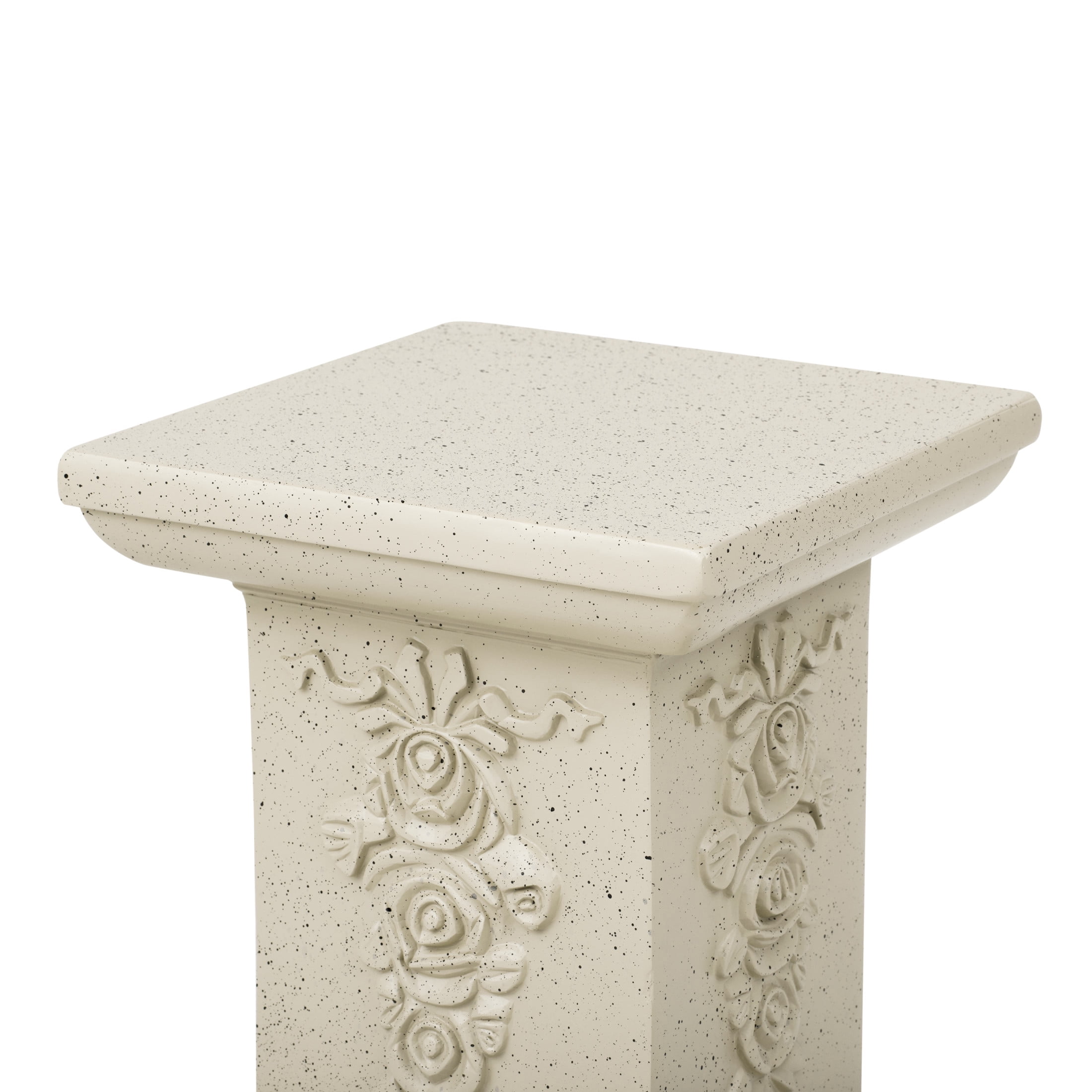 Christopher Knight Home 22.44"H MGO Pedestal Plant Stand, Floral Display Column, Sand