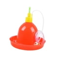 thumbnail image 2 of Bebedor de aves de corral automático, de pollo, portátil, tazón para beber agua con pollo, suministros de aves de corral para gallos de codorniz Regular, 2 of 8