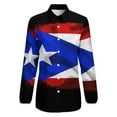 thumbnail image 4 of PUERTO RICAN FLAG by Solomaskx Long Sleeve Blouse Woman Streetwear Casual Shirts Summer Oversize Woman Streetwear Clothing Birthday Present, 4 of 7