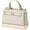 Light Cream Multi, variant on Reed Small Leather CZ Belted Logo Charm Crossbody Satchel Handbag LIGHT CREAM MULTI - 35f4G6RS1