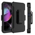 thumbnail image 2 of for Motorola Moto G 5G 2022 Case, Heavy Duty Rugged Defender Case with [Belt Clip Holster] [Built in Screen Protecotr], Shockproof Full Body Protection Kickstand Cover for Moto G 5G (2022) Black, 2 of 8