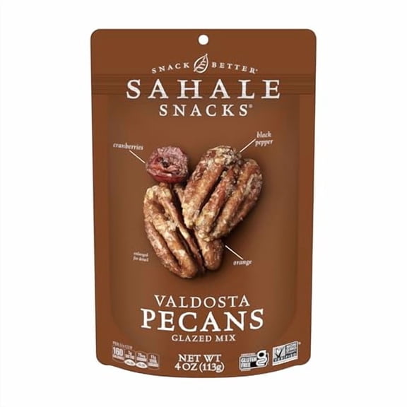 Sahale Snacks Valdosta Pecans Glazed Mix, 4 Ounces (Pack of 6)