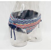 Mossimo Multi-Color Chevron Hipster Side Tie Bikini Bottoms Women's XS