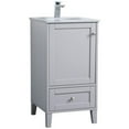 thumbnail image 4 of 18 inch Single Bathroom Vanity in Grey, 4 of 15