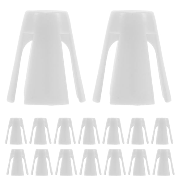WEUVEB 30Pcs White Plastic Thread Spool Holder Stand Compatible with Industrial Sewing Machines