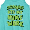 thumbnail image 2 of Instant Message - Zombies Ate My Homework  - Toddler & Youth Girls A-line Dress, 2 of 5
