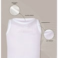 thumbnail image 3 of Buyless Fashion Baby Boy Girl Unisex White Tagless Onesies In Soft Cotton, 3 of 7
