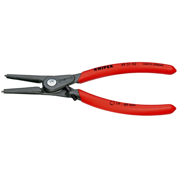 KNIPEX 49 31 A2 Pinza de precisión para anillos de retención exteriores de ejes Con protección contra la sobreexpansión 180 mm