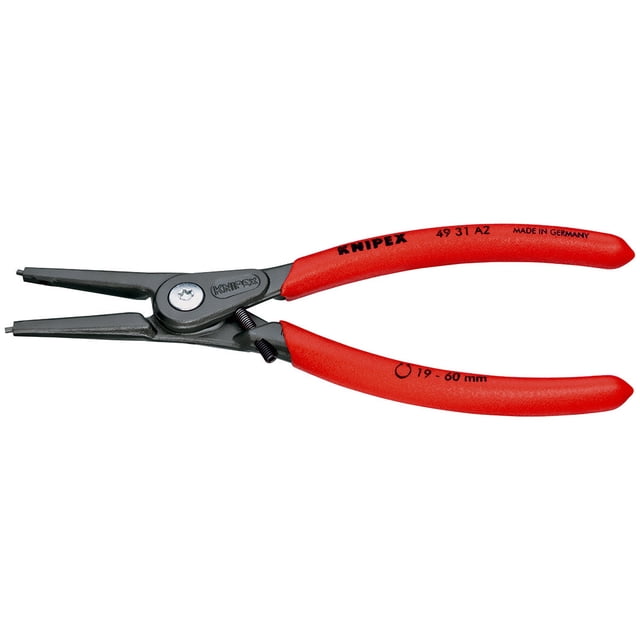 KNIPEX 49 31 A2 Pinza de precisión para anillos de retención exteriores de ejes Con protección contra la sobreexpansión 180 mm