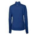 thumbnail image 3 of Women's Cutter & Buck Royal Delaware Fightin' Blue Hens Traverse Stretch Quarter-Zip Pullover Top, 3 of 3