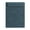 Denim Blue, variant on Pu Leather File Folder Clipboard Board Leather A4 Meeting Mat With Writing Pad And Document Pocket