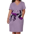 thumbnail image 3 of Vestido de bolsillo suelto Ace Pride Kitsune Fox, trajes de playa para mujer, vestido largo, vestidos de noche para mujer, vestidos de fiesta para mujer, 3 of 7