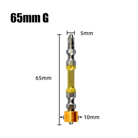 

Double Head Ph2 Screwdriver Bit With Magnetic Ring Electric Screwdriver 65-110Mm