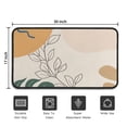 thumbnail image 5 of Orange Boho Plant Pattern Door Rugs,Washable Non Slip Door Mats Indoor,Decorative Door Mats,Entry Mat Indoor for Entrance,Bedroom,Kitchen,Bathroom,30"x17", 5 of 6