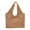 Brown, variant on Clearance! Lotpreco Women Girls Candy Color Plush Shoulder Bag Large Tote Handbag Purse Shopping Dating Bag