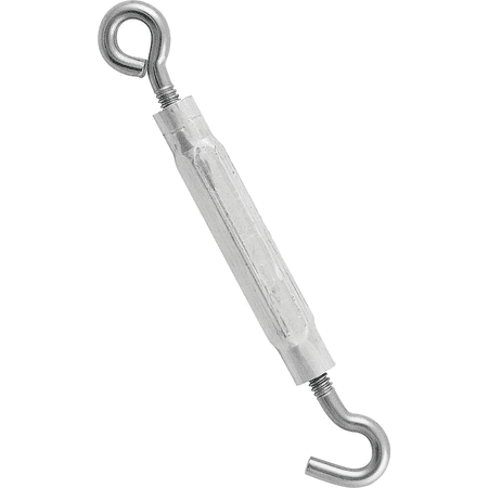 National Stainless Steel Hook/Eye Turnbuckle - Pack of 2 — Residential Use, Standard Application