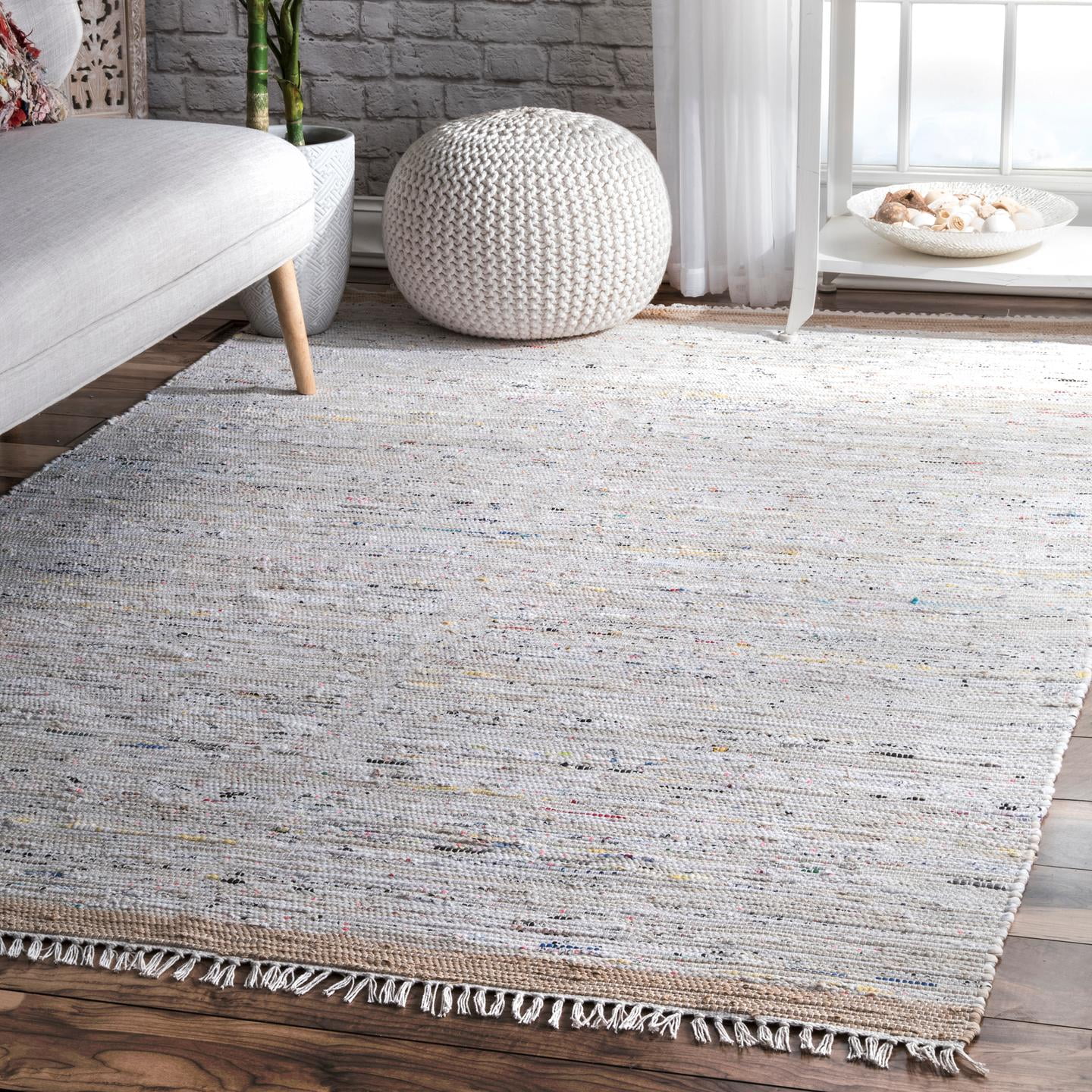 nuLOOM Flatweave Liani Cotton Rug Area Rug