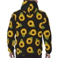 thumbnail image 7 of Lsque Sunflowers Pattern Casual Men's Hoodie,Hooded Sweatshirt with Kangaroo Pocket,Pullover Hoodie-XX-Large, 7 of 7