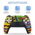 thumbnail image 4 of Colorful Comic Book Panels PS5/PS5 Pro/PS5 Slim Digital Disc Skin Sticker For Console And Controller Skins, 4 of 7