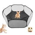 thumbnail image 1 of Small Animals Playpen, Foldable Hexagonal Wire Mesh Animals Playpen Play Yard Fence for Rabbit Hamster Rabbit Indoor Outdoor Small Pet Exercise Pen, 1 of 7